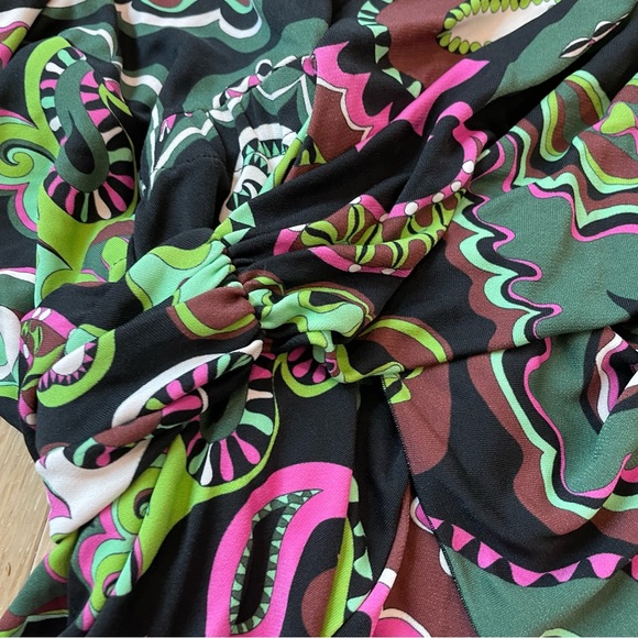 Emilio Pucci long sleeve patterned top size 4 - Picture 2 of 7